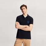 Мужская поло Tommy Hilfiger, темно-синий - фото 11