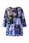 Блуза Ulla Popken PATCHWORK 3/4 SLEEVE SLINKY , Snow White/White - фото 6