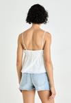 Топ Gina Tricot TIE SINGLET, White - фото 3