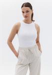 Топ HALTER NECK SINGLET OXXO, цвет white - фото
