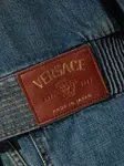 Джинсовая куртка на молнии Versace, синий - фото 5