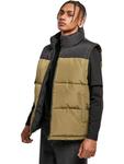 Жилет Urban Classics Vest, цвет olive/black - фото 2