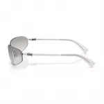 MIU MIU Солнцезащитные очки с облегающей оправой, Silver - фото 3