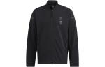 Куртка Adidas Chest Logo Stand Collar Zipper Long Sleeves, черный - фото