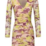 Женское платье с длинными рукавами PINKO, зеленый - фото 3