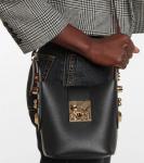 Сумка-ведро Carasky Mini из кожи Christian Louboutin, черный - фото 2