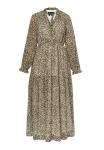 Платье faina Maxi Mit Leoprint, цвет Hellbeige Mehrfarbig - фото