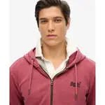 Толстовка Superdry Essential Logo Washed full zip, розовый - фото 5