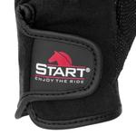 Перчатки для верховой езды Unisex START Sumba черные - фото 4