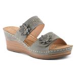 Сланцы на танкетке Marghera Patrizia, grey - фото