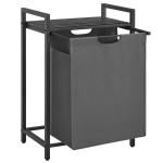 Корзина для белья Calicosy, 33x76x50 см, антрацит - фото 3