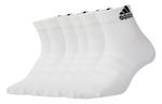 Унисекс баскетбольные носки Adidas, белые, 3 пары - фото 3