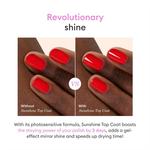 Верхнее покрытие для ногтей Green Sunshine, веганский, 12-Free Manucurist - фото 3