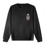 Adidas Свитшот унисекс черный - фото