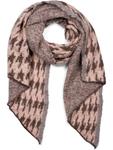 Шарф styleBREAKER, цвет rose/grau - фото