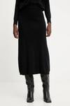Кашемировая юбка Answear.Lab, черный - фото 4
