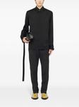 Jil Sander рубашка с потайной застежкой, черный - фото 2