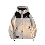 Ветровка Unisex LIGHTNING MONSTER, абрикосовая (с флисовой подкладкой и утепленная) - фото 10