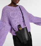 Кожаная сумка-ведро pebble mini Loewe, черный - фото 2