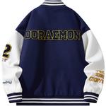 Бейсбольная куртка унисекс Doraemon, Темно-синий - фото 8