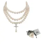 Трехрядное жемчужное колье-чокер Vivienne Westwood - фото