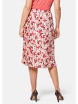 Юбка до колена GOLDNER, цвет koralle/weiß/gemustert - фото 2