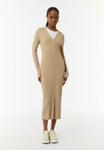 Платье-джемпер comma casual identity, бежевый - фото 3