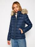 Пуховик стандартного кроя Tommy Jeans, синий - фото