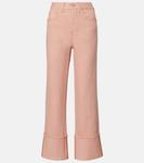 Прямые джинсы Dylan Veronica Beard, Pink Blossom - фото