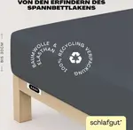 Простыня на резинке EASY Jersey BL 100x200 см серая Adam Matheis - фото 3