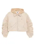 Пуховик с капюшоном Izzue, бежевый - фото