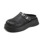 Закрытые тапочки для женщин DAPHNE, черный - фото