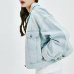 Джинсовая куртка унисекс синий Mlb - фото 4