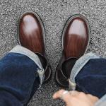 Челси Ботинки Мужские Weishibangwei, цвет Black Fleece-Lined - фото 13