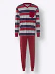Пижама, цвет Dunkelrot-Gestreift - фото 6