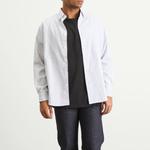 Рубашка оверсайз в полоску Og Frizmworks, серый - фото 2