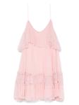 Кружевное мини-платье NISSA, розовый - фото