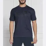 Футболка стандартного кроя Ea7, синий - фото