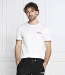 Футболка мужская Boss Green с окантовкой рукавов, белый - фото 3