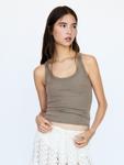 Топ Pull&Bear Pull&Bear , Chocolate - фото 2