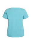 Футболка Zizzi Basic T-shirt, Bristol Blue/Turquoise - фото 5