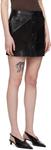 Черная кожаная мини-юбка Seona Stand Studio - фото 2