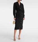 Платье-халат Райт Veronica Beard, черный - фото 2