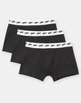 Pull&Bear Упаковка из 3 шт. черных боксеров в других цветах - фото