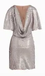 Мини-платье «Герматит» серебристого цвета Elliatt - фото 4