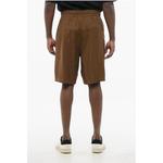 Двусторонние шорты EMPORIO с рисунком из ткани с животными Armani, Brown - фото 6