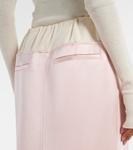 Юбка макси из атласа Chet Khaite, Soft Pink - фото 6