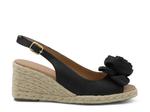 Сандалии Adrienne Vittadini Barge Espadrille Wedge Sandal, черный - фото 3