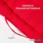 Подушка Homescapes красный, 40/40/8 см - фото 5