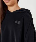 Толстовка детская Ea7 оригинального кроя, черный - фото 4